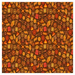 Pattern-orange,seamles,chrismast Lightweight Scarf  by nateshop