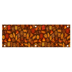 Pattern-orange,seamles,chrismast Banner And Sign 6  X 2 