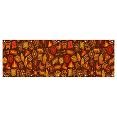 Pattern-orange,seamles,chrismast Banner And Sign 12  X 4 