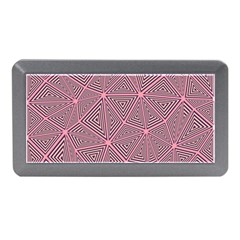 Triangle-line Pink Memory Card Reader (mini) by nateshop