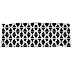 Triangle-black White Body Pillow Case (dakimakura) by nateshop