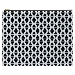 Triangle-black White Cosmetic Bag (xxxl) by nateshop