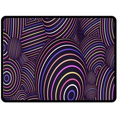 Spheres Double Sided Fleece Blanket (large)  by nateshop