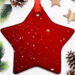 Stars-red Chrismast Ornament (star) by nateshop