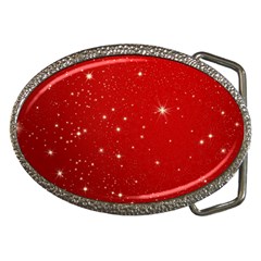 Stars-red Chrismast Belt Buckles