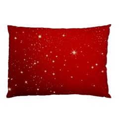 Stars-red Chrismast Pillow Case by nateshop