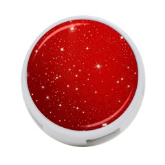 Stars-red Chrismast 4-port Usb Hub (one Side) by nateshop