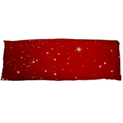 Stars-red Chrismast Body Pillow Case (dakimakura) by nateshop