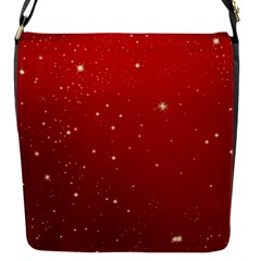 Stars-red Chrismast Flap Closure Messenger Bag (s) by nateshop