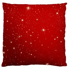 Stars-red Chrismast Standard Flano Cushion Case (one Side) by nateshop