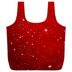 Stars-red Chrismast Full Print Recycle Bag (xl) by nateshop