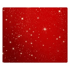 Stars-red Chrismast Double Sided Flano Blanket (small)  by nateshop