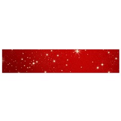 Stars-red Chrismast Small Flano Scarf