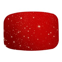 Stars-red Chrismast Mini Square Pill Box by nateshop