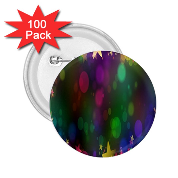 Stars 2.25  Buttons (100 pack) 