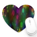 Stars Heart Mousepads Front