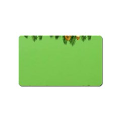 New-year-green Magnet (name Card) by nateshop