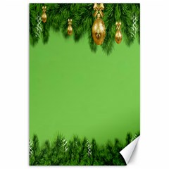 New-year-green Canvas 12  X 18  by nateshop