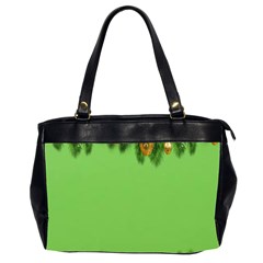 New-year-green Oversize Office Handbag (2 Sides) by nateshop