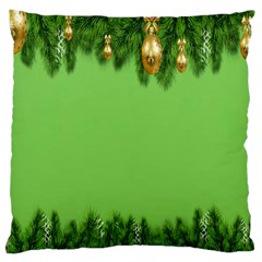 New-year-green Standard Flano Cushion Case (one Side) by nateshop