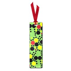 Pattern-polka Green Yelow Black Small Book Marks by nateshop