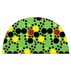 Pattern-polka Green Yelow Black Anti Scalding Pot Cap by nateshop