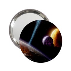 Planets In Space 2 25  Handbag Mirrors by Sapixe