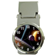 Planets In Space Money Clip Watches by Sapixe