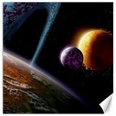 Planets In Space Canvas 20  X 20  by Sapixe