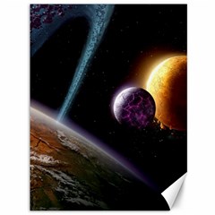 Planets In Space Canvas 36  X 48  by Sapixe