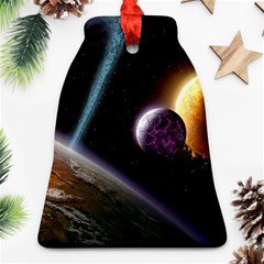 Planets In Space Ornament (bell)