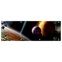 Planets In Space Banner And Sign 9  X 3 