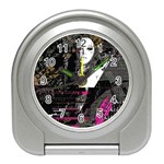 Grunge Witch Travel Alarm Clock Front