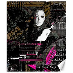 Grunge Witch Canvas 8  X 10  by MRNStudios