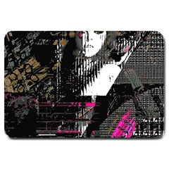 Grunge Witch Large Doormat  by MRNStudios