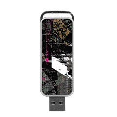 Grunge Witch Portable Usb Flash (two Sides) by MRNStudios