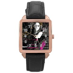 Grunge Witch Rose Gold Leather Watch  by MRNStudios