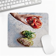 A Beautiful Bruschetta Large Mousepads by ConteMonfrey