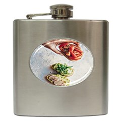 A Beautiful Bruschetta Hip Flask (6 Oz) by ConteMonfrey