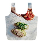 A Beautiful Bruschetta Full Print Recycle Bag (L) Back