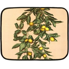 A Vintage Bunch Of Lemons Double Sided Fleece Blanket (mini)  by ConteMonfrey