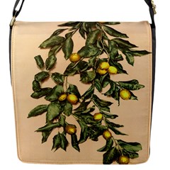 A Vintage Bunch Of Lemons Flap Closure Messenger Bag (s) by ConteMonfrey