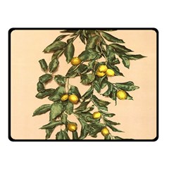 A Vintage Bunch Of Lemons Double Sided Fleece Blanket (small)  by ConteMonfrey