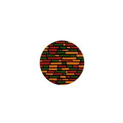 African Wall Of Bricks 1  Mini Magnets by ConteMonfrey