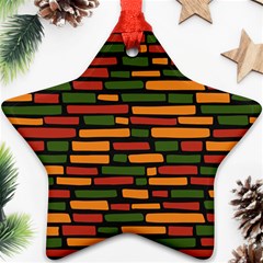 African Wall of bricks Ornament (Star)