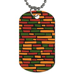 African Wall of bricks Dog Tag (One Side)