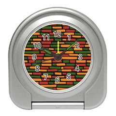 African Wall of bricks Travel Alarm Clock