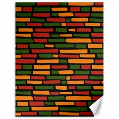 African Wall Of Bricks Canvas 18  X 24 