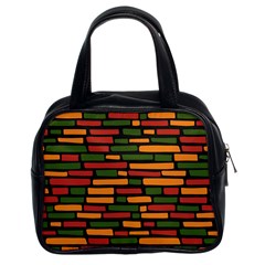 African Wall of bricks Classic Handbag (Two Sides)