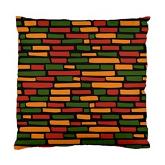 African Wall of bricks Standard Cushion Case (One Side)